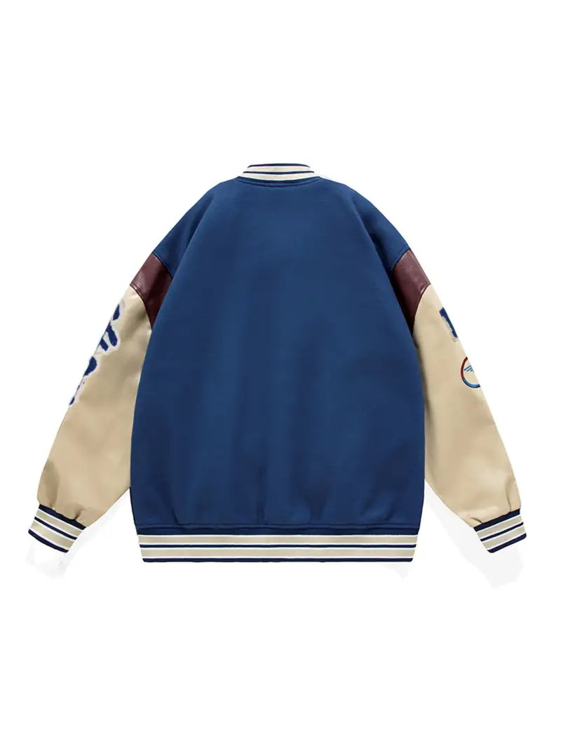Yanks Vintage Baseball Jacket | Trendy oversized bomber jacket for men